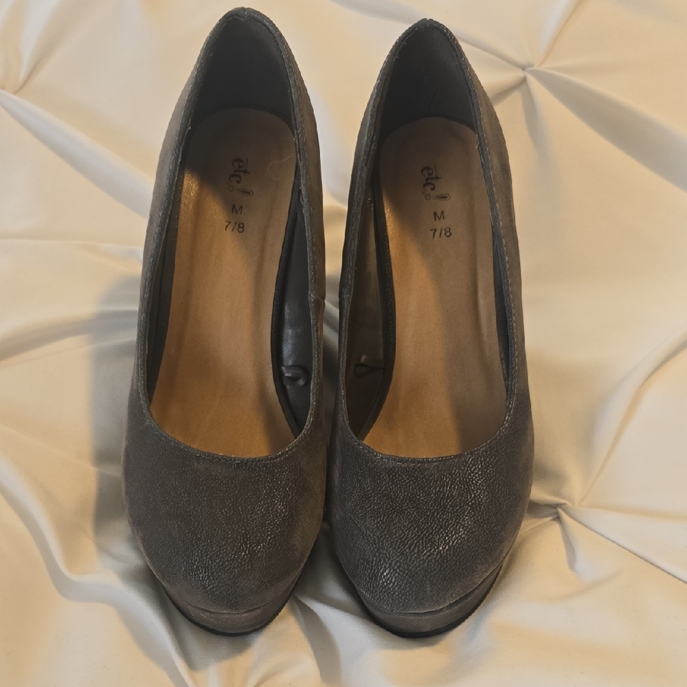 TC Charcoal Gray Women's Heels